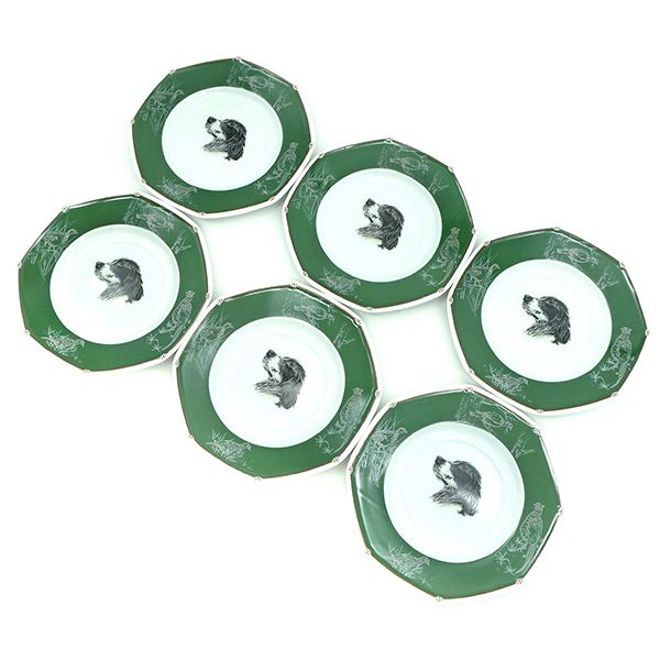 未使用 エルメス シャス 八角プレート ワイヤーフォックステリア