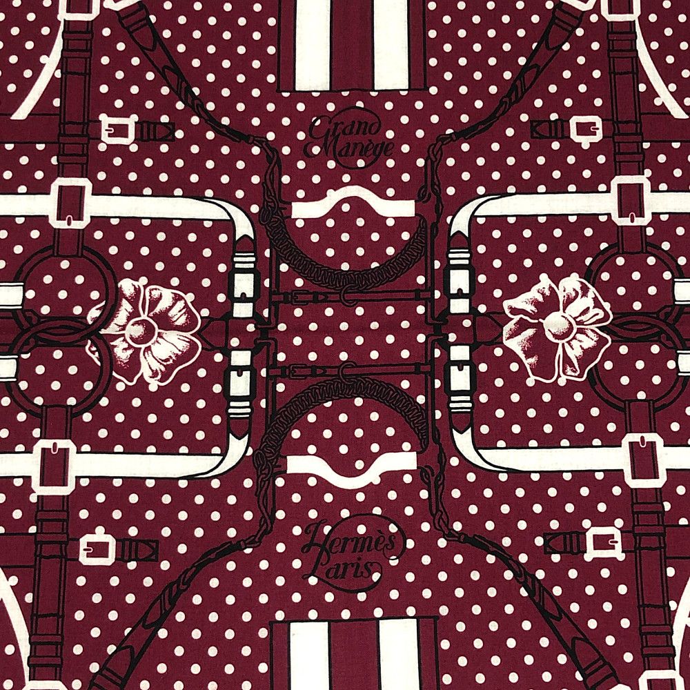 HERMES エルメス シルク カシミア スカーフ カレ140 Grand Manege