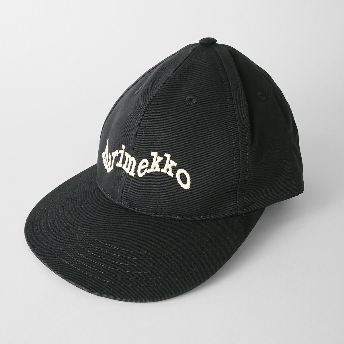 マリメッコ Marimekko キャップ セメンティ ソリッド CAP ブラック オフホワイト