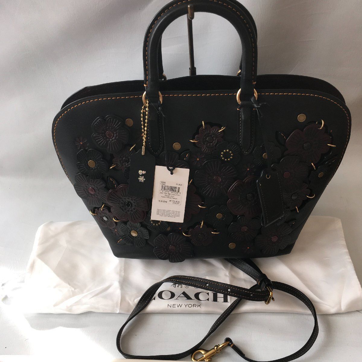美品 COACH コーチ ティーローズ ダコタ フラワー 2WAY バッグ