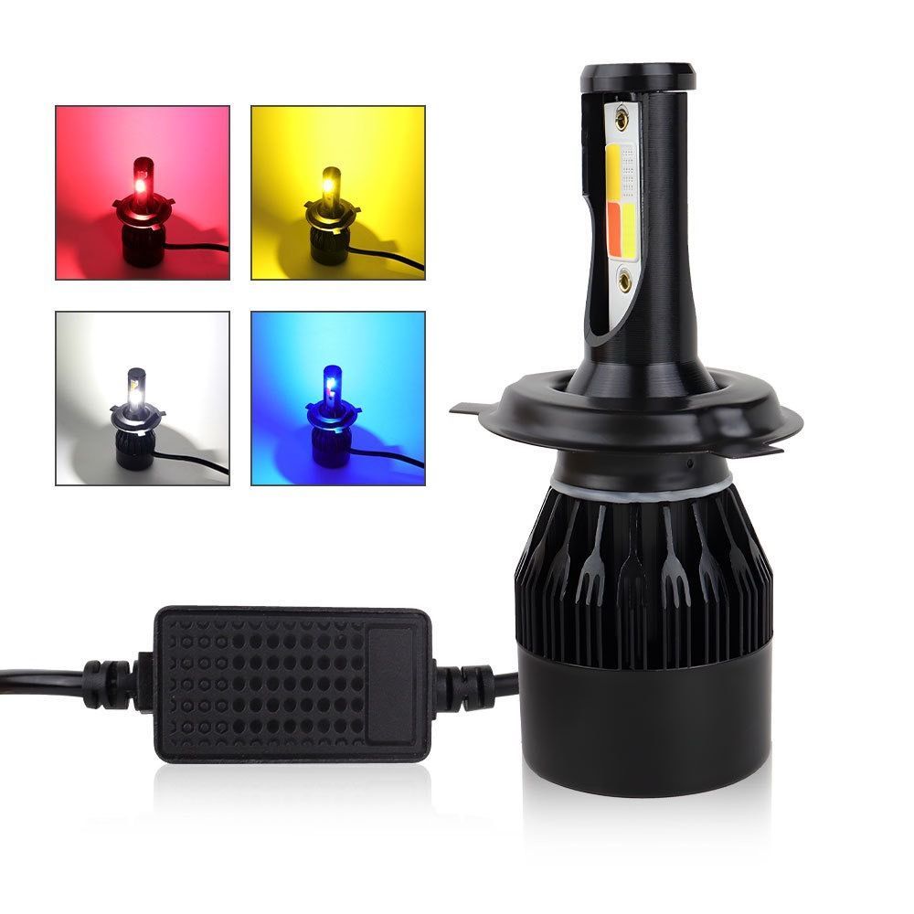 ４色 変更 16000LM H8 H11 H16 ストロボ LED フォグランプ 2個セット LEDフォグ 4色切替 ストロボ H8 H11 H16 管理X2 LED