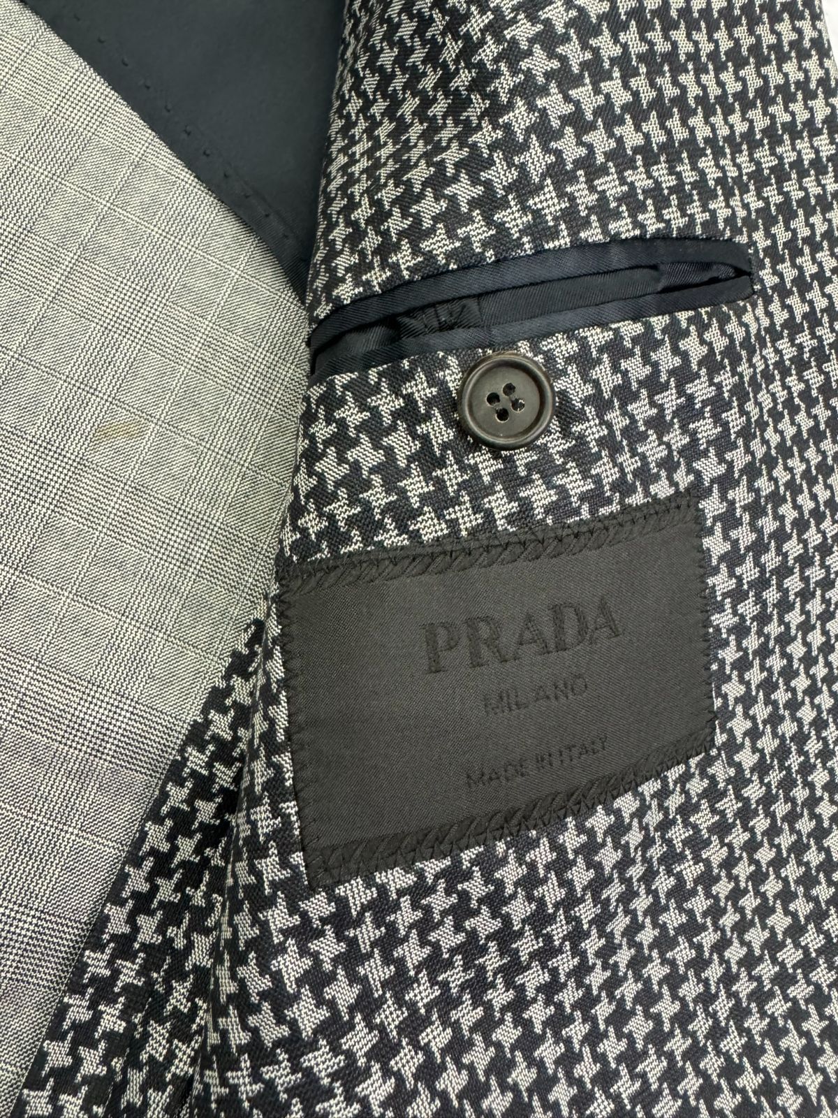 SONIA様専用ページ PRADA プラダ 千鳥格子 テーラードジャケット 