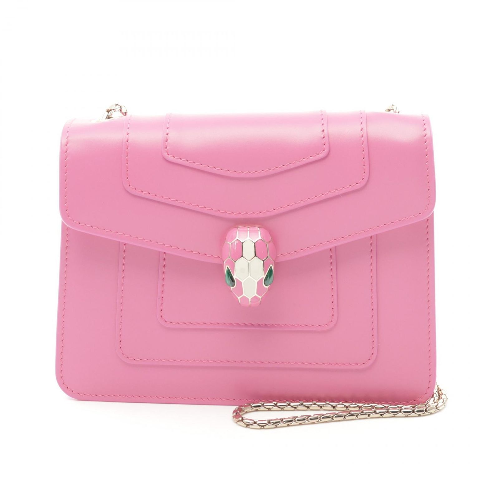 最終処分価格！定275000 BVLGARI セルペンティ ショルダーバッグ バッグ