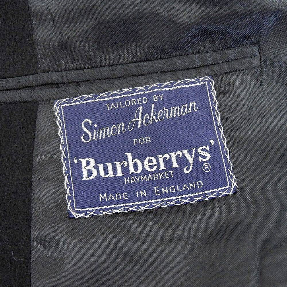 【本物保証】 超美品 バーバリー BURBERRY × サイモンアッカーマン SIMON ACKERMAN チェスターコート アウター ダブルネーム コラボ 希少 本物保証】 超美品 バーバリー BURBERRY × サイモンアッカーマン SIMON