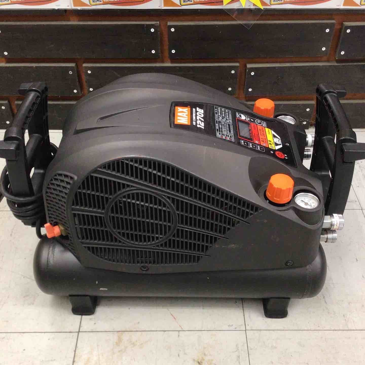 現状品 マックス|MAX エアコンプレッサー AK-HH1270E_ブラック 鴻巣店