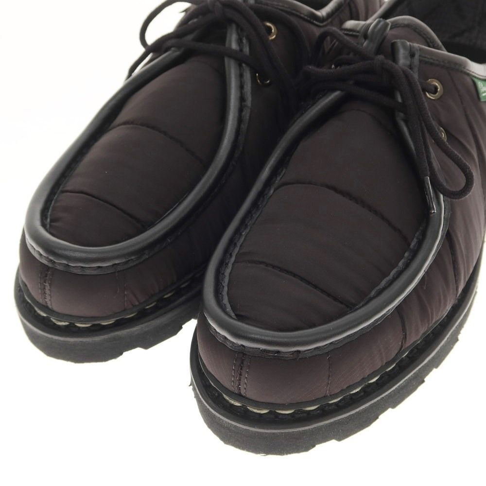 【中古】【未使用】パラブーツ Paraboot MICHAEL DOUDOUNE リップストップナイロン チロリアンシューズ  ブラック【サイズ42】【メンズ】