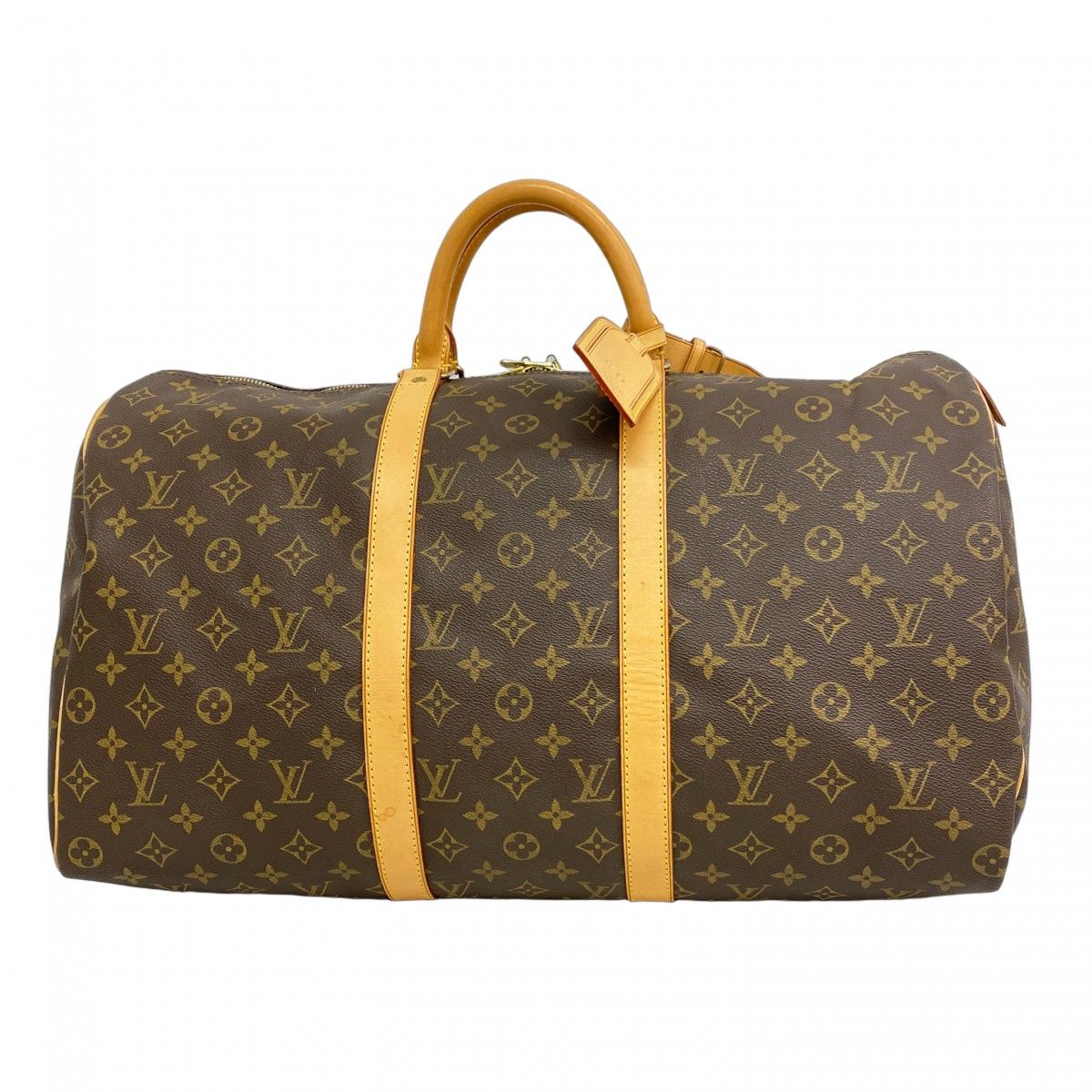 5mb2312-h ルイヴィトン ボストンバッグ モノグラム キーポル50 M41426 ブラウン メンズ レディース ユニセックス