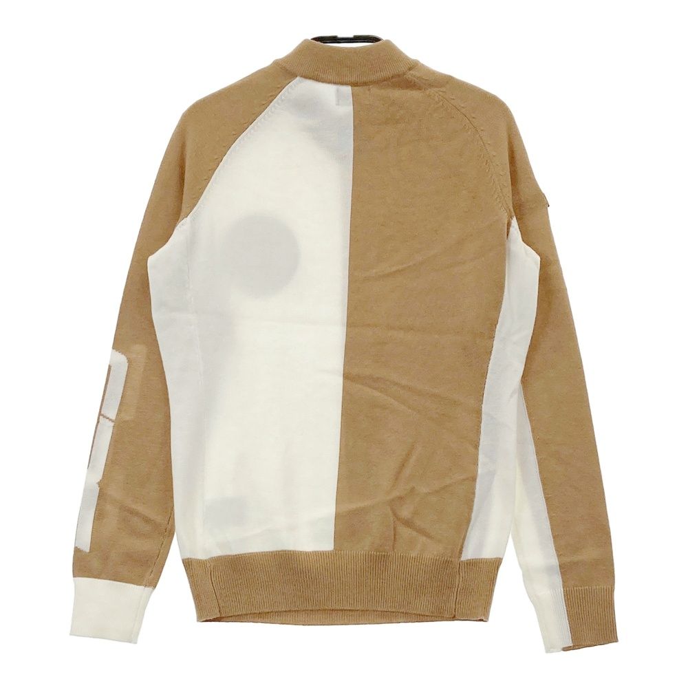 サイズ 1 CPG GOLF シーピージーゴルフ 長袖ニットセーター ウール混 ブラウン系 240101525356 ゴルフウェア レディース ストスト