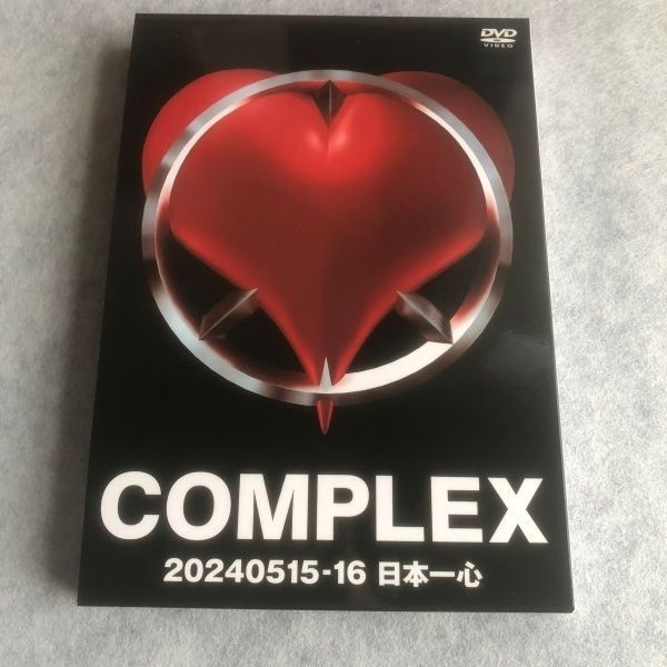【COMPLEX】2024年DVD　新品未開封 COMPLEX（吉川晃司＆布袋寅泰）、2024年5月の東京ドーム公演を