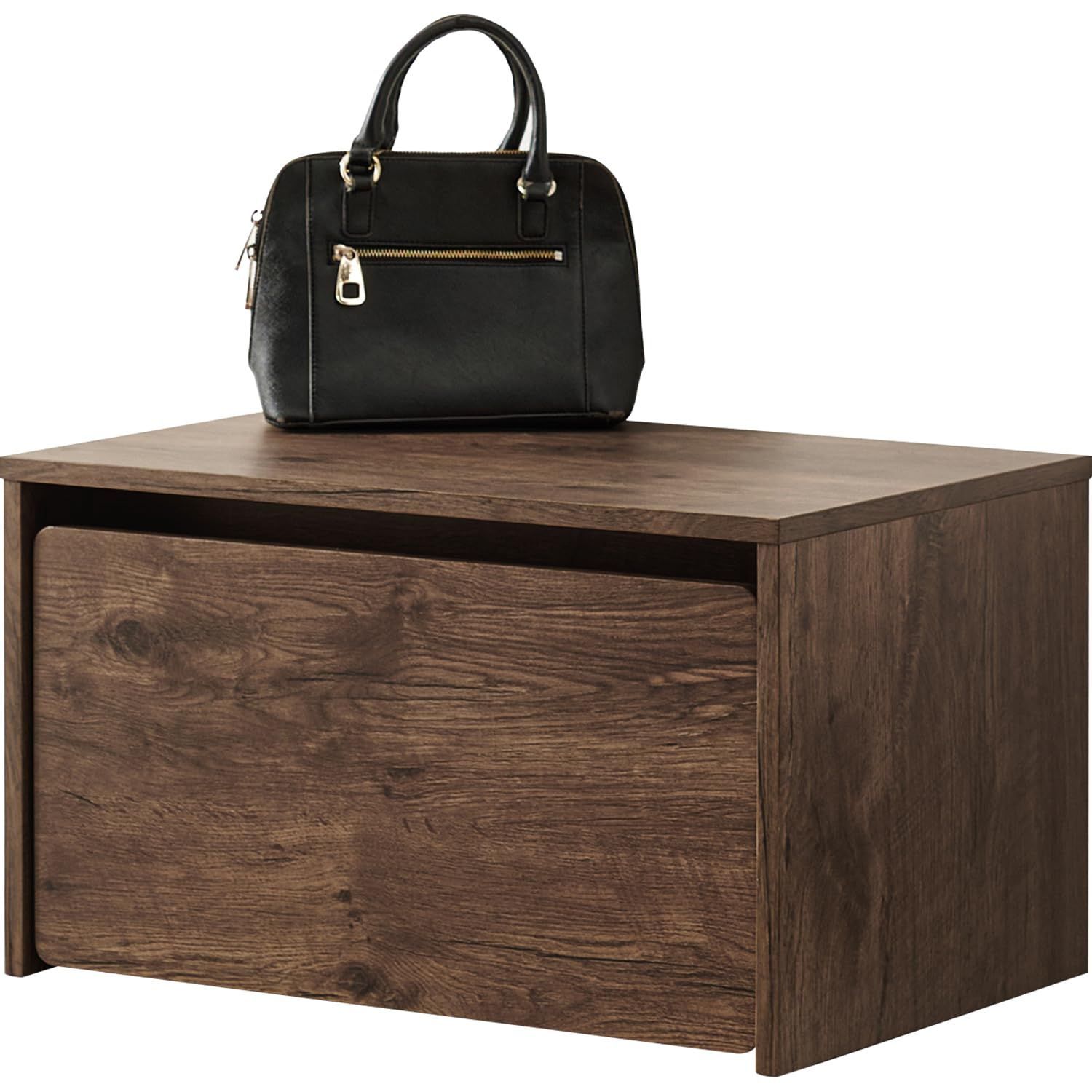 収納ベンチ 引き出し付き 簡易 デスク 子供部屋のおもちゃ入れに 耐荷重 80kg 頑丈 萩原 セット買い ブラウン 幅60 奥行40 高さ35 RBC-1135BR