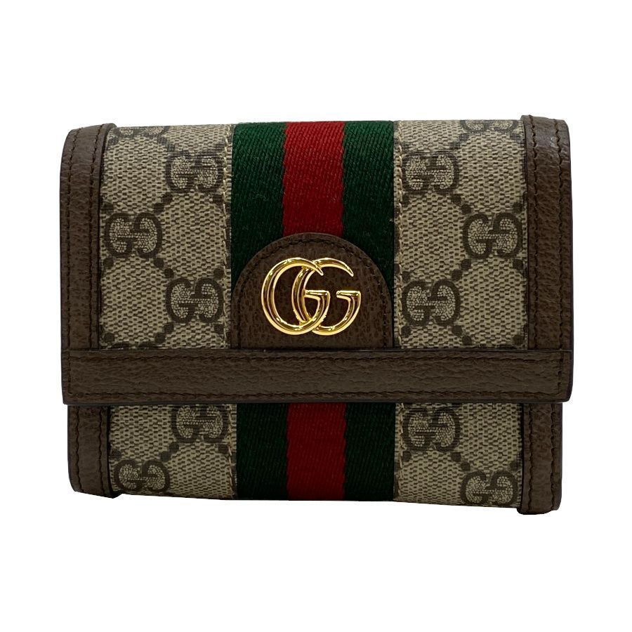 福袋 バースデイ 新品】グッチ GUCCI オフィディア GGウォレット 三つ折り 小物