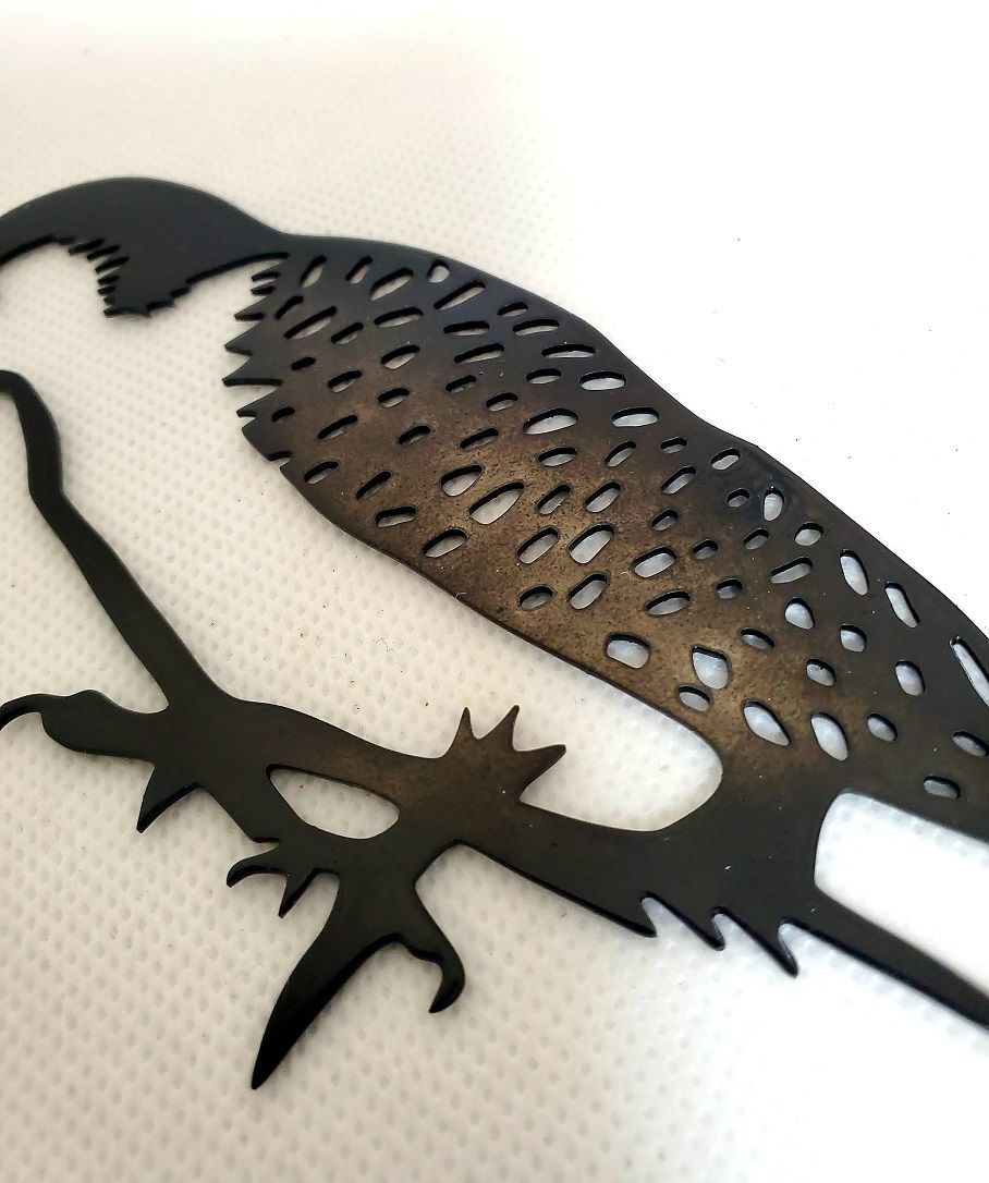 HANAKO ガーデンオブジェ メタルバード ガーデン彫刻 啄木鳥 キツツキ