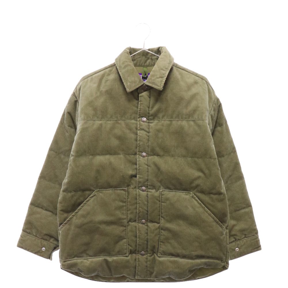 THE NORTH FACE (ザノースフェイス) PURPLE LABEL Corduroy Down Shirt Jacket パープルレーベル  コーデュロイ ダウンジャケット カーキ ND2154N - メルカリ