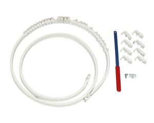 【新品・5営業日で発送】日中製作所 フレキシブルレールHFFW-30ホワイト