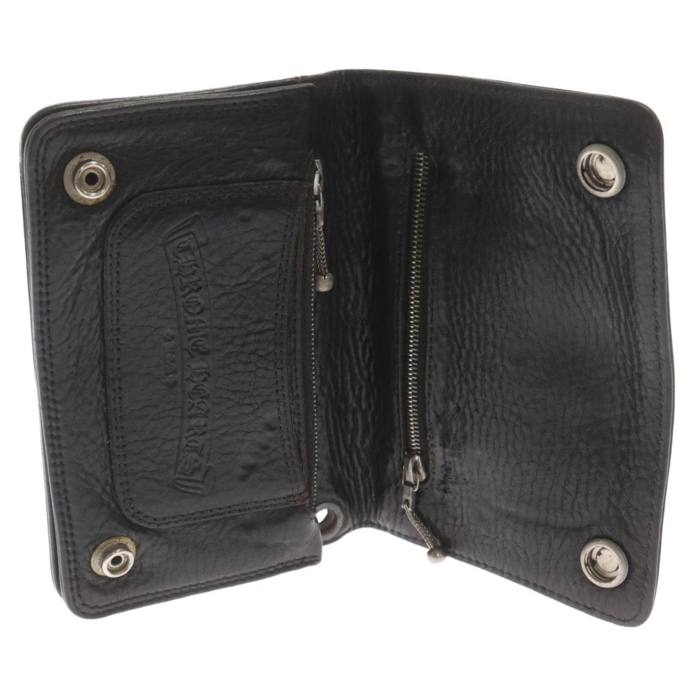 CHROME HEARTS (クロムハーツ) 2ZIP/2ジップ クロスボールボタンレザー
