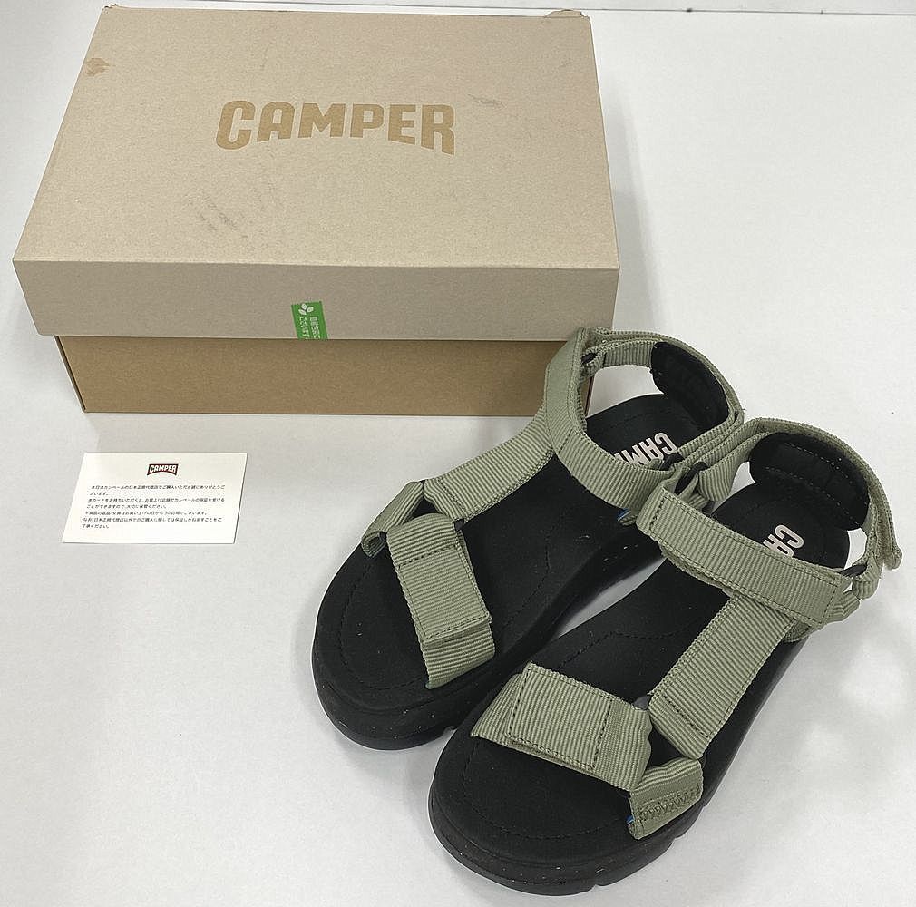 CAMPER/カンペールOruga Up/オルガアップK200851-008JP23 EU36 US6 UK3グリーンレディース/シューズ【中古】【78-20231030-Z124】【併売商品】