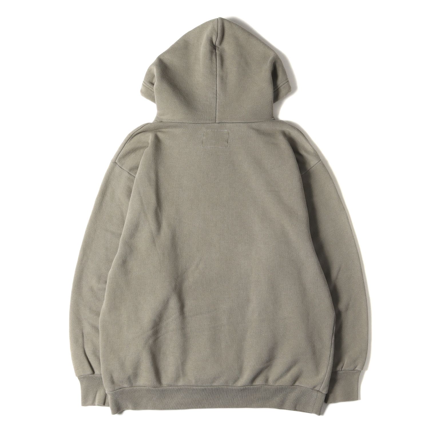 19aw WTAPS BLANK HOODED オリーブ Ｌサイズ パーカー WTAPS ダブルタップス パーカー サイズ:L 19AW オーバーダイ加工