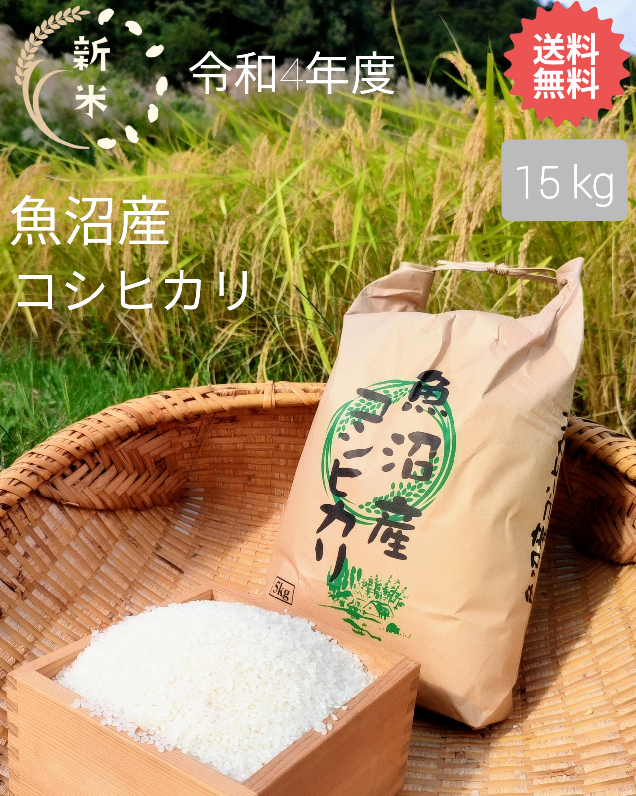 魚沼産コシヒカリ令和2年新米　玄米20キロ保有米農家直送-