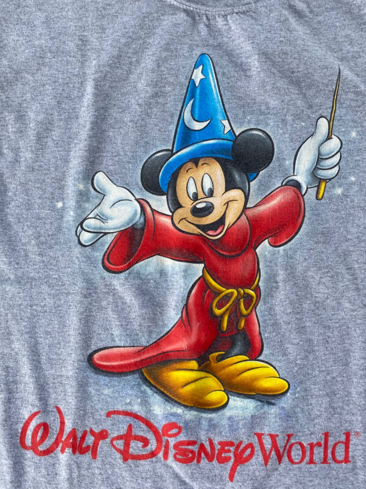 00's】Disney Mickey Fantasia Tシャツ Walt Disney World ミッキー 