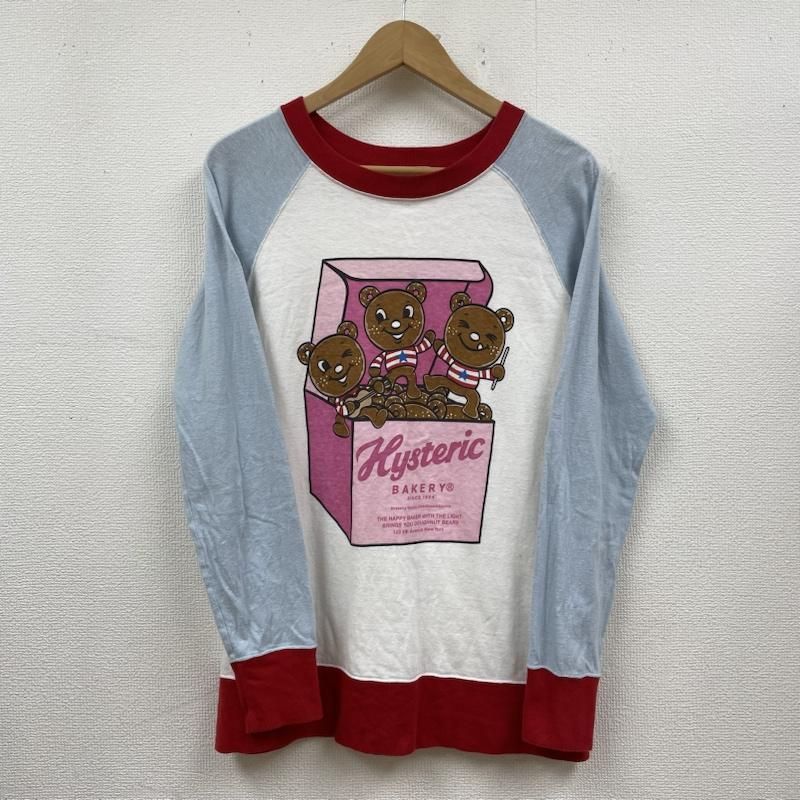 ヒステリックグラマー  Hysteric キャラクター長袖Tシャツ ドーナツクマ ヒステリックグラマー Hysteric キャラクター長袖Tシャツ