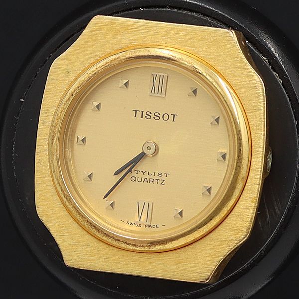 【 美品 】ティソ　ラウンド デイト ゴールドローマン文字盤　メンズ腕時計TOMOの出品