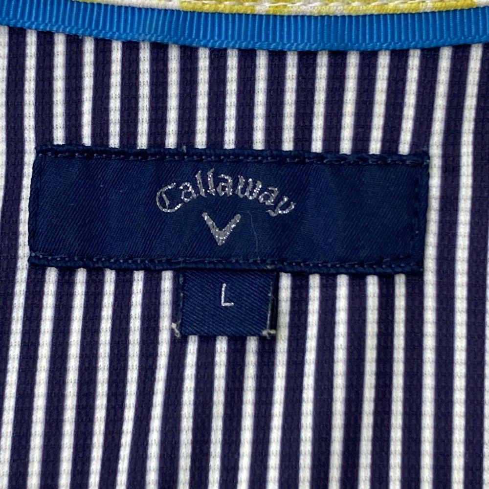 サイズ：L CALLAWAY キャロウェイ 2022年 半袖ポロシャツ 花柄