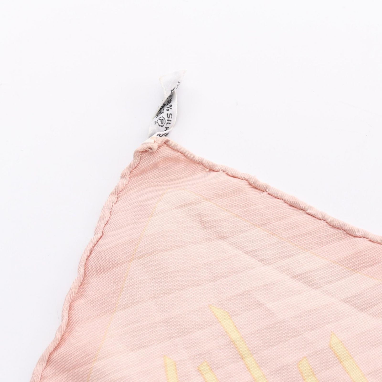 エルメス HERMES スカーフ カレ90 プリーツ LES PIVOINES シルク