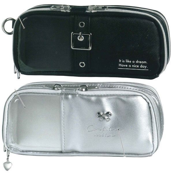 1個】マルチウインドウペンケース 筆箱 133575/ブラック 133576