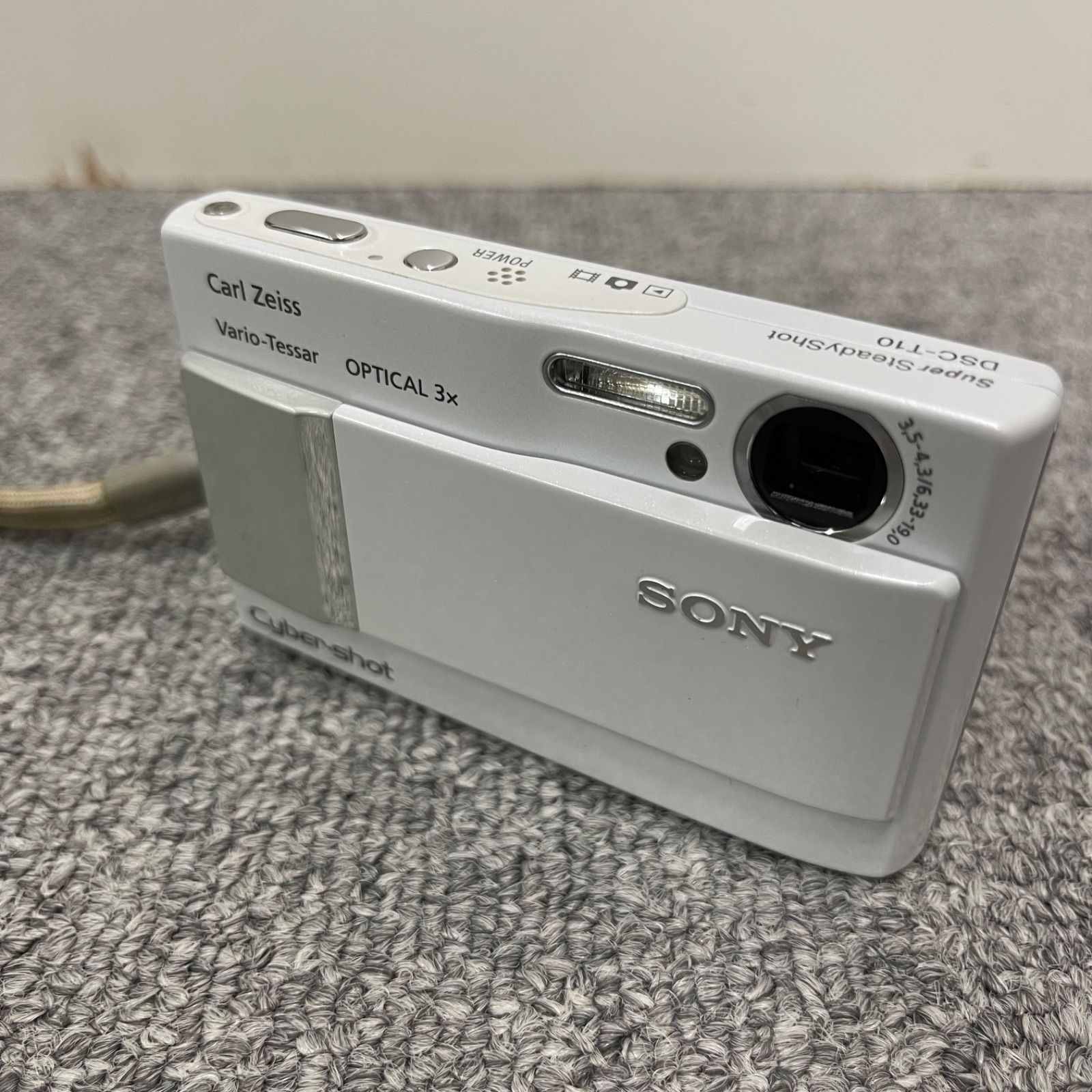 SONY Cyber-shot DSC-T10 黄色い ホワイト デジタルカメラ