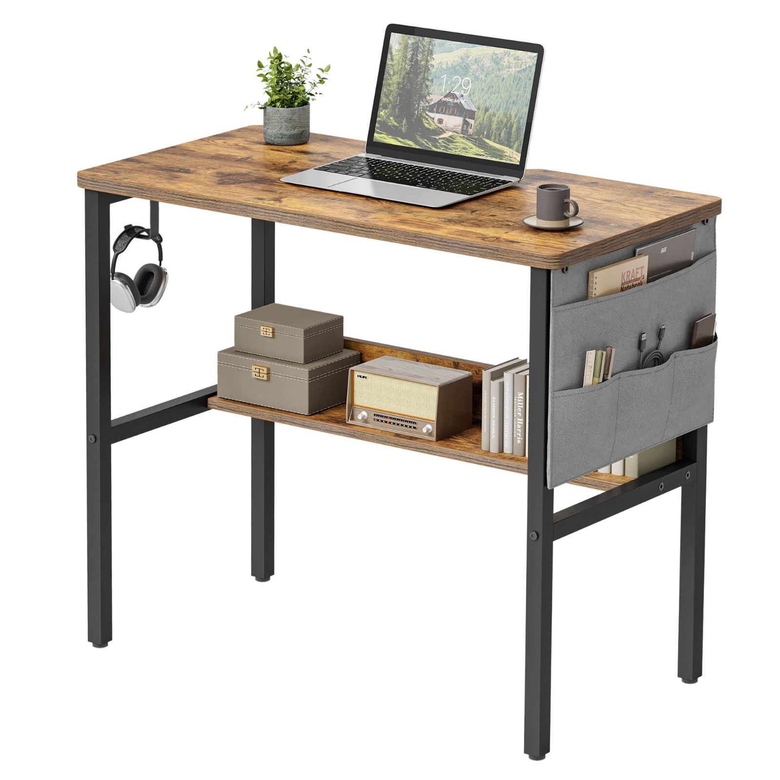 机・テーブル 【特価セール】CubiCubi デスク 机 幅80cm*奥行き40cm 