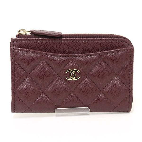 シャネル CHANEL クラシック ジップ カードケース コインケース 