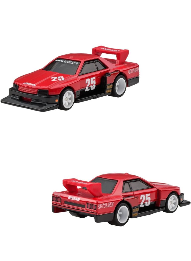 未開封 ホットウィール 日産スカイライン2台セット LBWK加藤氏直筆入り ホットウィールプレミアム 2パック 日産スカイライン シルエット
