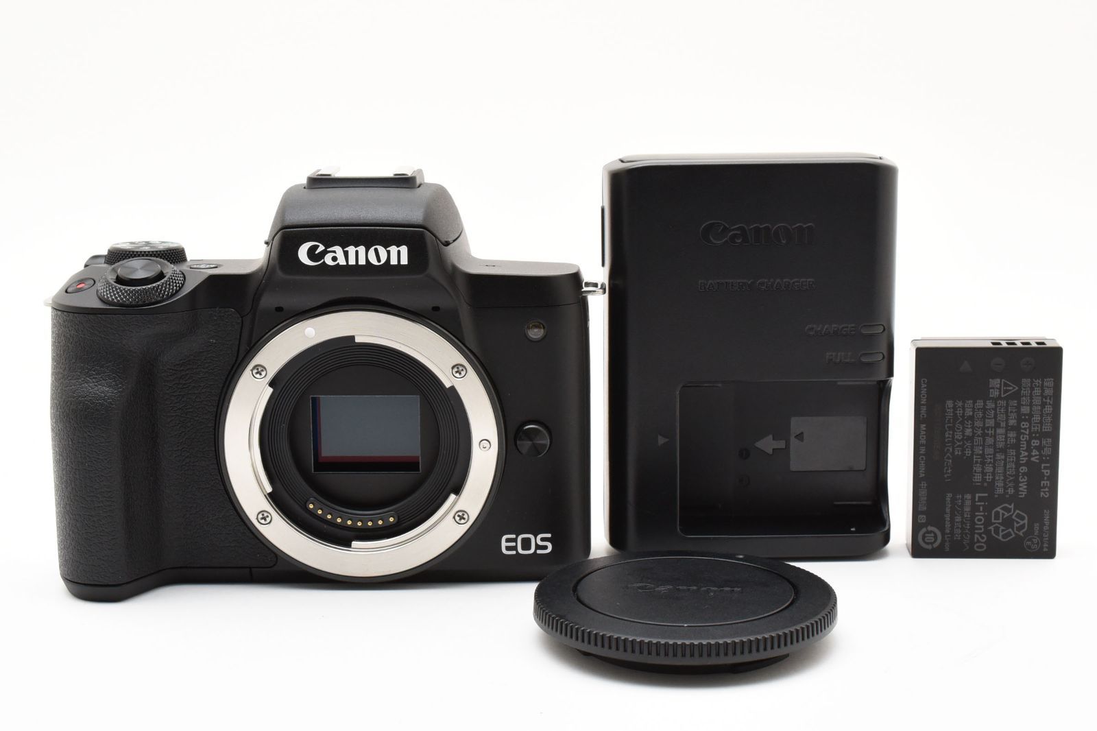 シャッター数1000回以下 Canon キャノン EOS Kiss M2 ブラック ボディ ミラーレス 一眼カメラ デジタルカメラ イオス キス