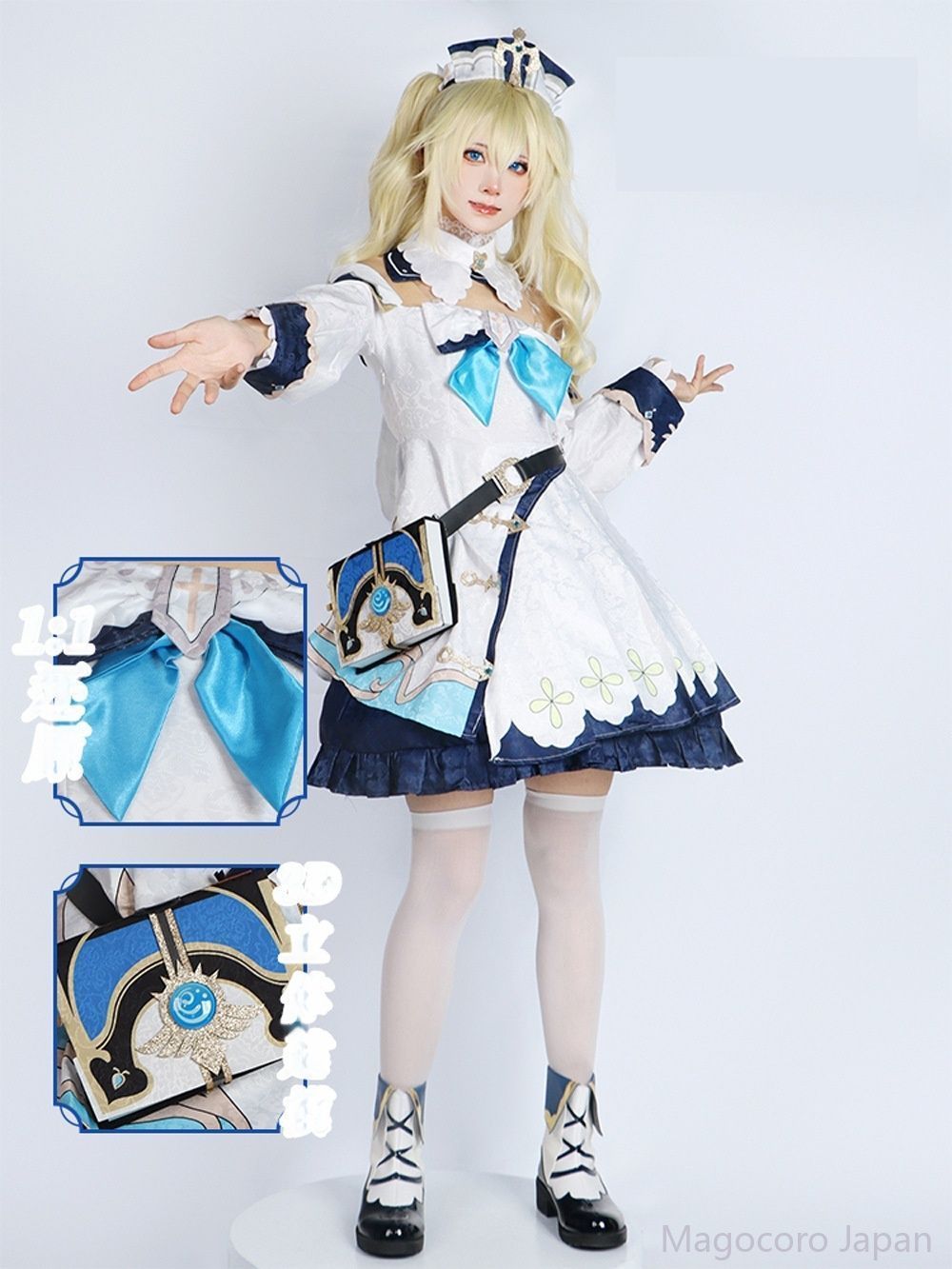 コスプレ衣装原神バーバラ二次元セットアニメコスチューム少女ロリータモンドゲーム