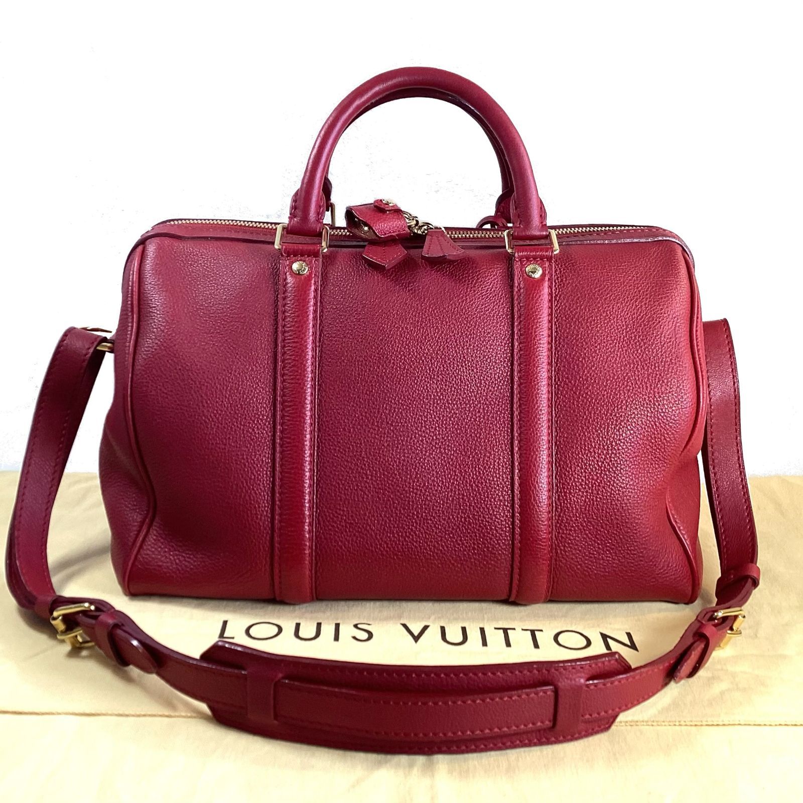 LOUIS VUITTON　ルイヴィトン パルナセア SCバッグPM 2way ハンド ショルダーバッグ　チェリー　M94341