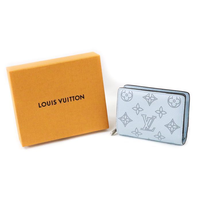 【日本限定】LOUIS VUITTON・ポルトフォイユクレア　ライトブルー