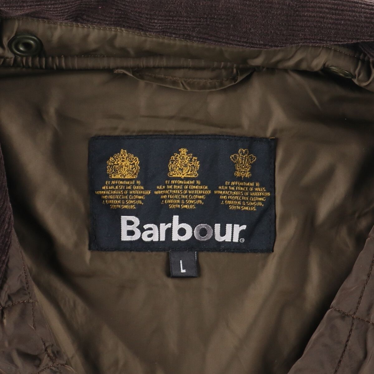 古着 バブアー Barbour キルティングジャケット メンズL/eaa386336