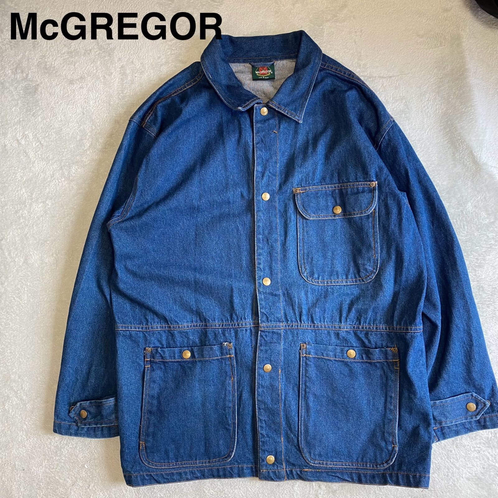 希少 80's vintage McGREGOR マクレガー デニムジャケット McGREGOR マクレガー デニム ジャケット カバーオール 4L