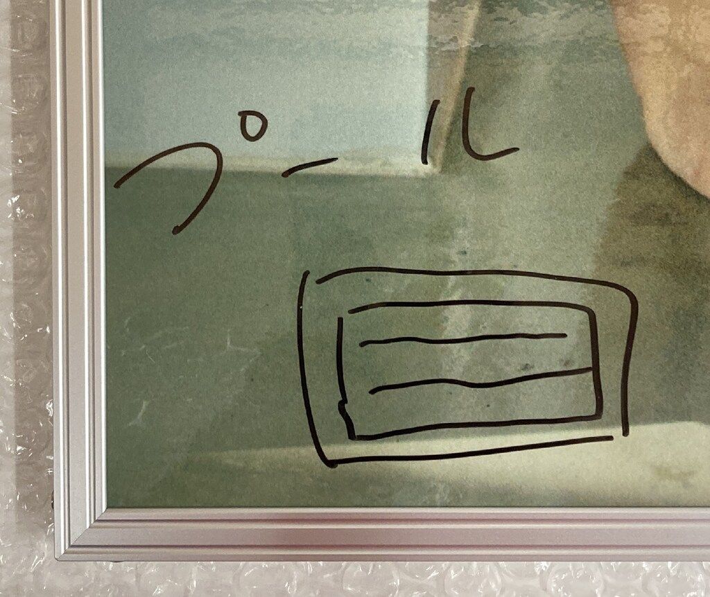 沢口愛華 直筆サイン入り アクリル額装ポスター 2種 A B