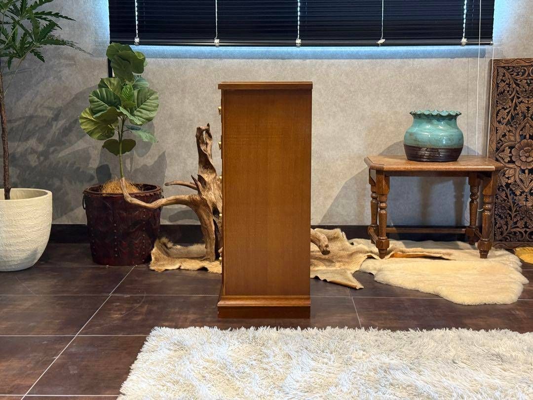 マルニ木工 地中海ロイヤル 5段チェスト サイドボードクラシックnG