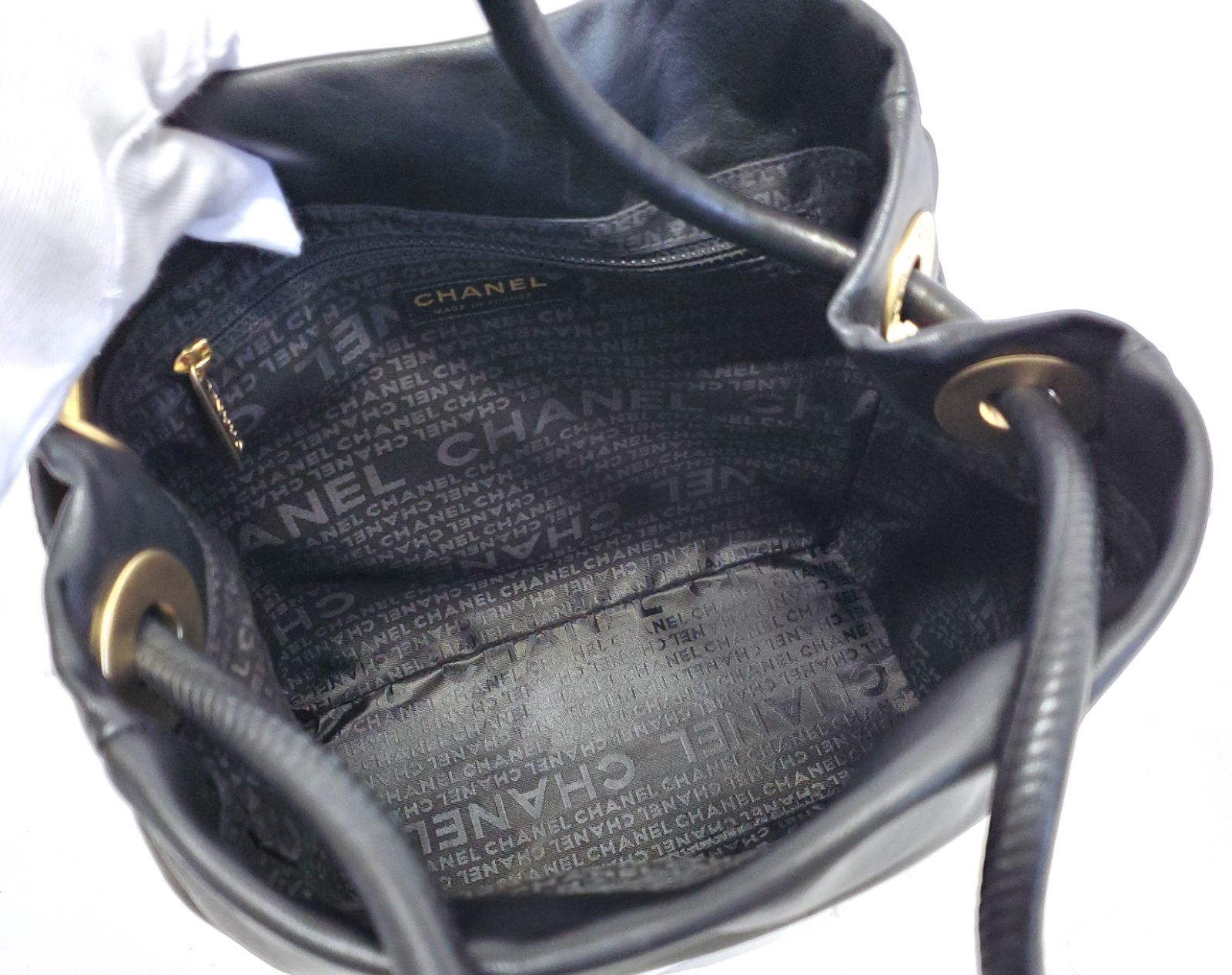 CHANELカメリアトートバック CHANEL シャネル カメリア リボントート トートバッグ コットン