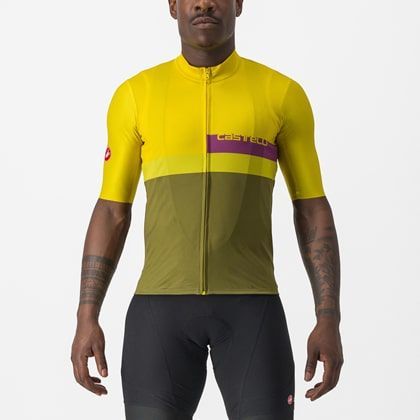 新品・タグ付 CASTELLI(カステリ)　A BLOCCO JERSEY　22017-782 PASSION FRUIT/AMETHIST-GREEN APPLE-AVOCADO GREEN Lサイズ(現品限り） 特価品(#00659839))