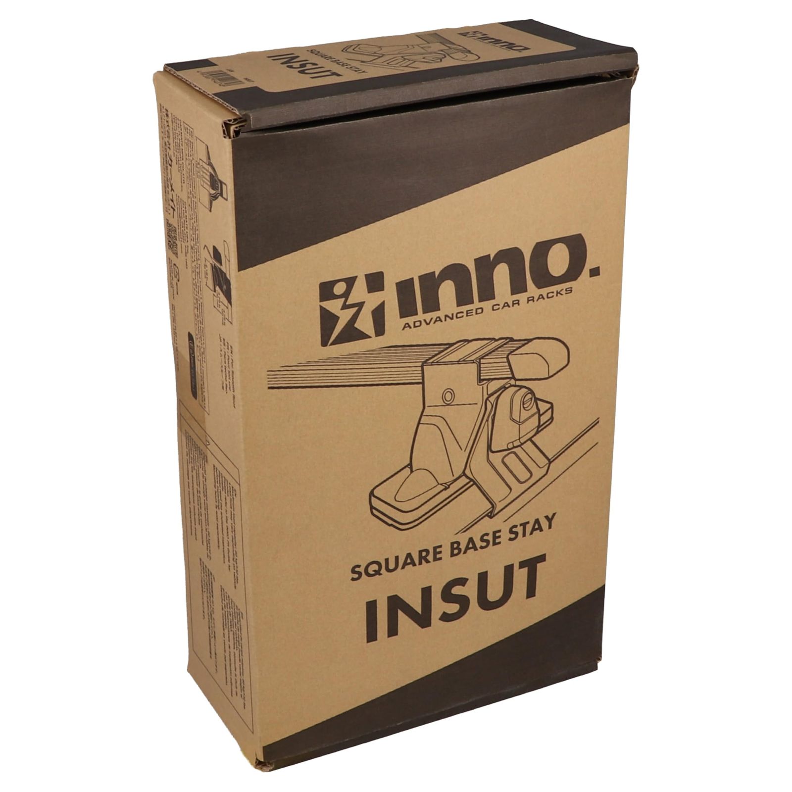 カーメイト Carmate inno イノー 車種別 スクエアベース スムースルーフタイプ Nボックス フリード デリカD 5 プリウス プロボックス シャトル 等 ベースステー ベーシックステー トルクノブ キーロック ナット固定 システムキャ