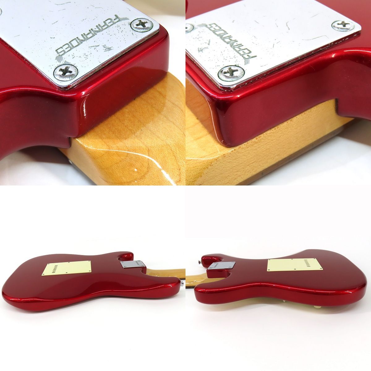 Fernandesフェルナンデスエレキギター 赤 中古品 Yahoo!オークション -「(赤 レッド red)」(フェルナンデス