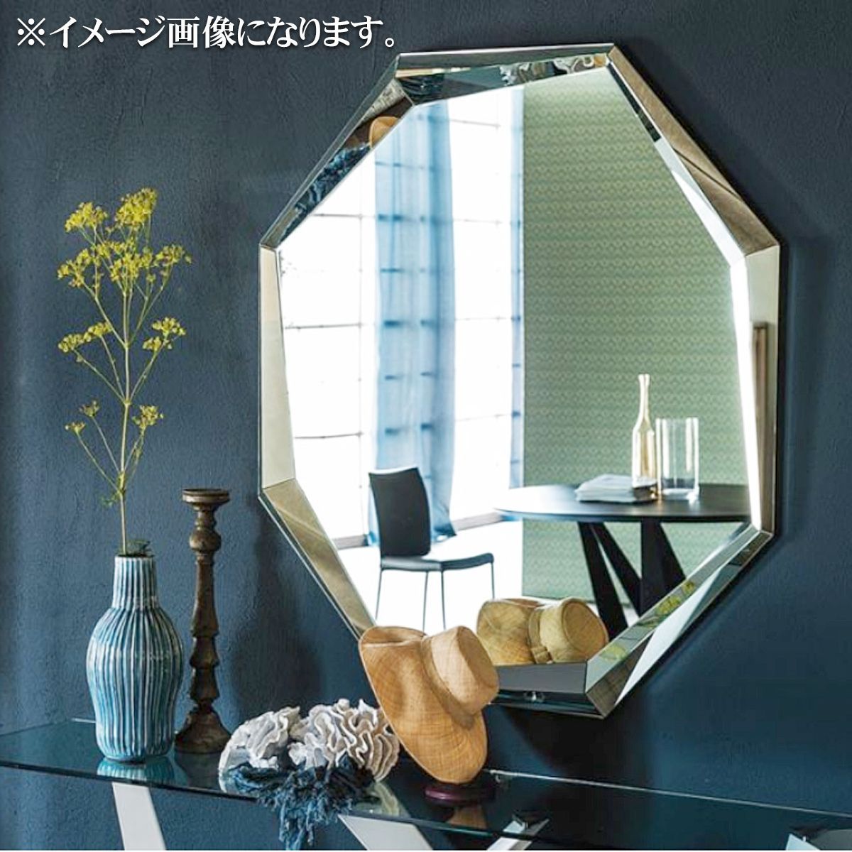 希少☆BOOM DESIGN ウォールミラー 壁掛け 北欧モダン ピンク