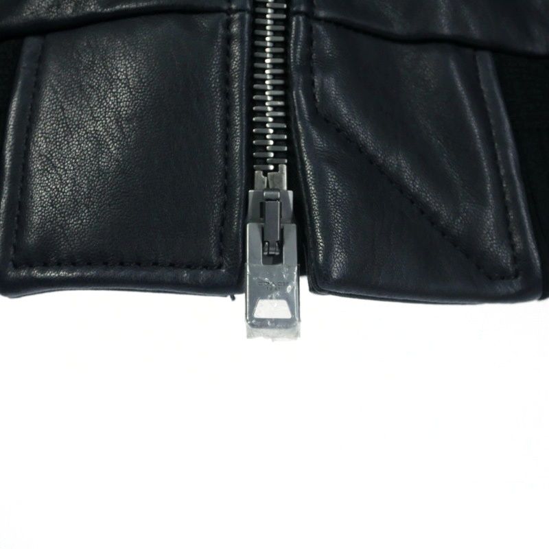 コーチ COACH Leather Ma-1 Jacket ブルゾン レザー シープスキン 46