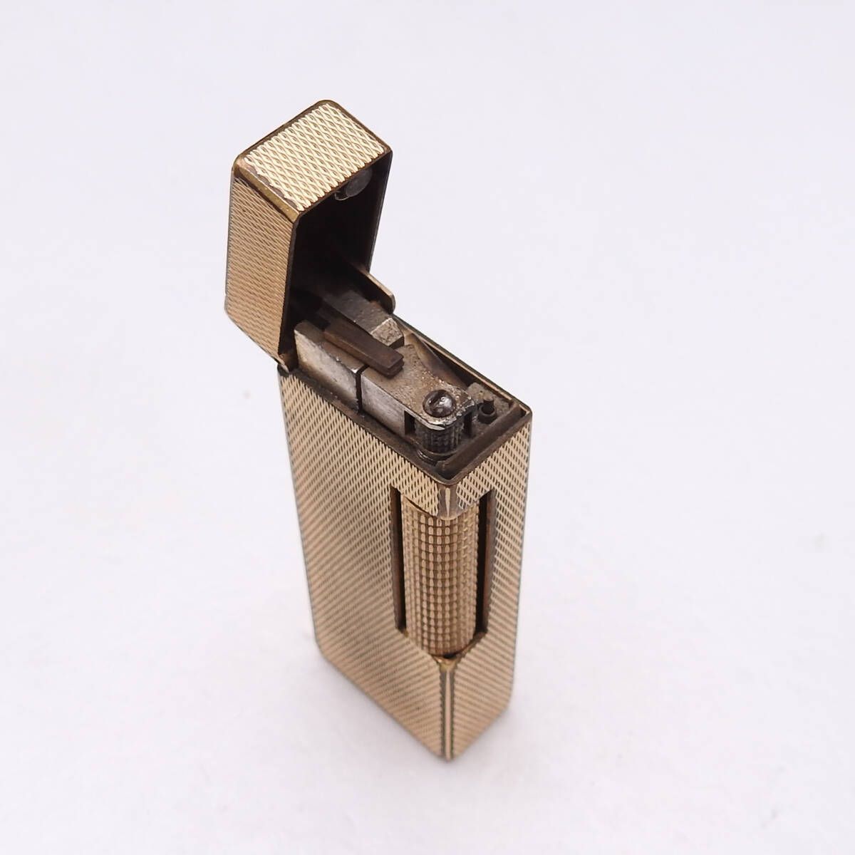 着火 済み dunhill ダンヒル ガスライター ゴールド×柄物 ヴィンテージ ️ WWW_KANDAIZUMI_COM