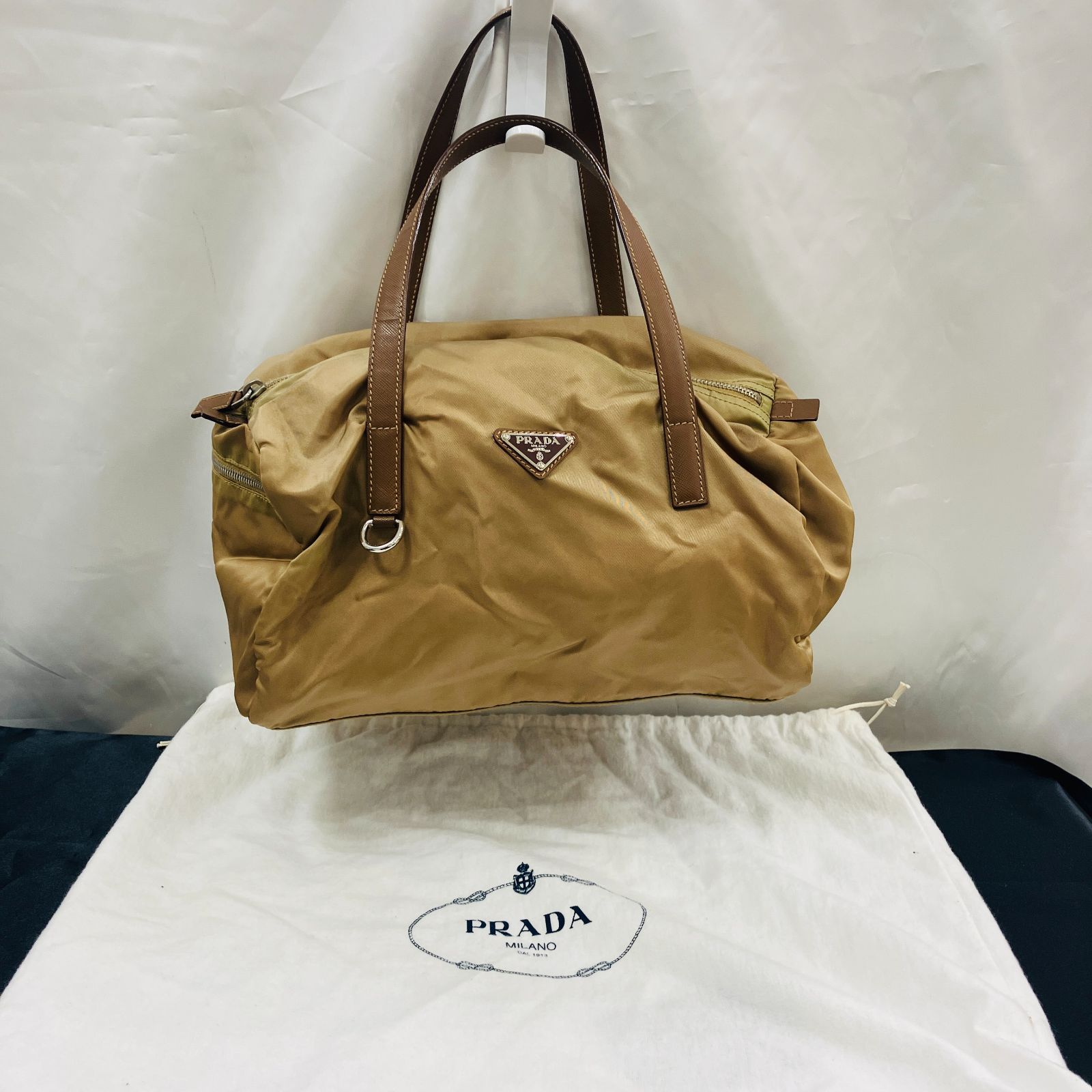 A【ヴィンテージ】PRADA プラダ ミニボストン ハンドバッグ ボストン 