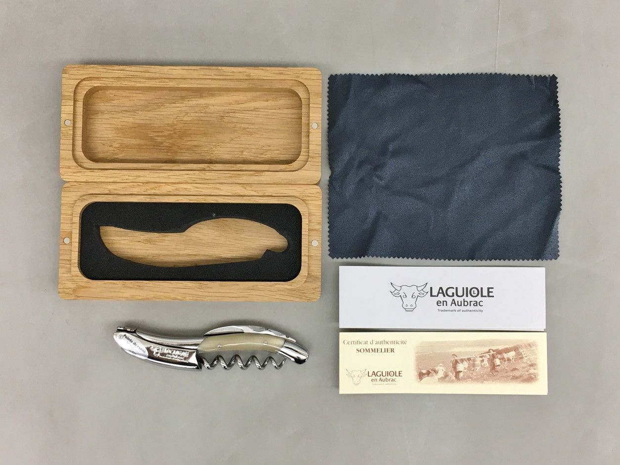 ラギオール アン オブラック Laguiole en Aubrac ソムリエナイフ ボーン 2508LT229