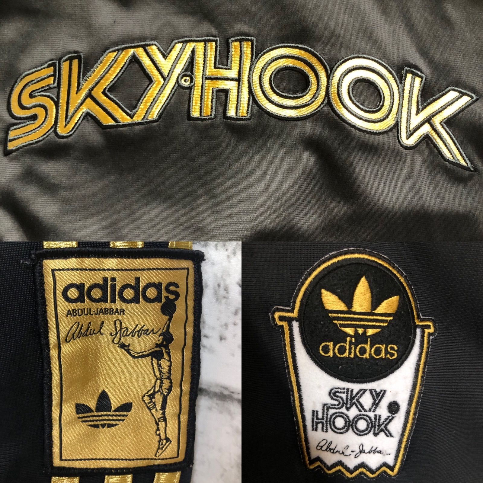 希少XL⭐️adidas SKYHOOK🏀トラックジャケット/ジャージ 刺繍トレ 